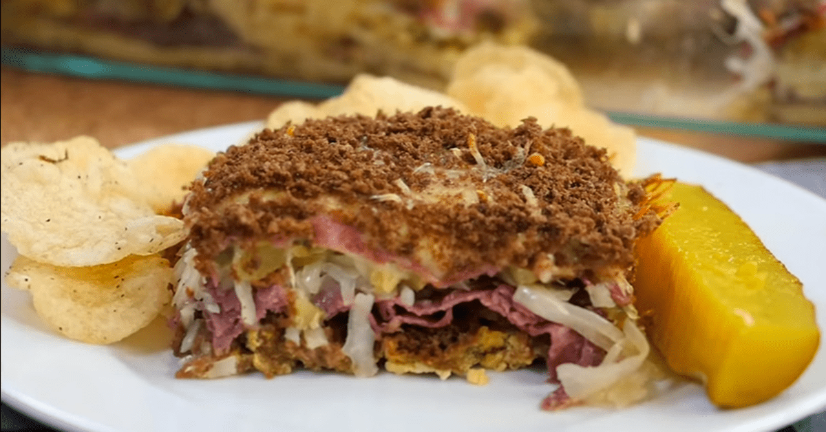 Make Your Own Oven-Baked Reuben Casserole Right At Home